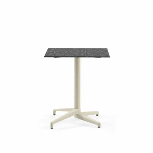 Quadratischer Tisch MOON-C / Beige Fuß / HPL/CPL TERRAZZO-3 | Fix Quadratischer Tisch MOON-C / Beige Fuß / HPL/CPL TERRAZZO-3 | Fix