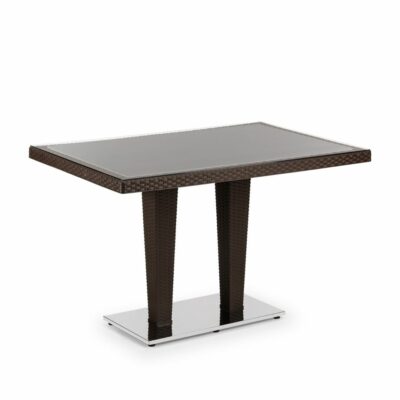 Rechteckiger Tisch ANTARES 80×120 CM | Chromfüße Venge
