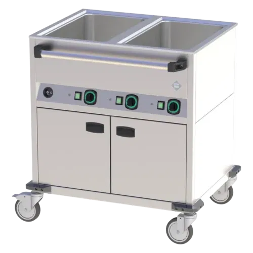 Product-photo-BMPD-2120-CSH-00008678 Bain Marie fahrbar elektrisch GN 2-1/1 verkleidet beheizbar Steuerung auf der längeren Seite | RM - BMPD 2120 CSH – Bild 1