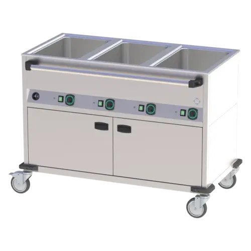 Product-photo-BMPD-3120-CSH-00008679 Bain Marie fahrbar elektrisch GN 3-1/1 verkleidet beheizbar Steuerung auf der längeren Seite | RM - BMPD 3120 CSH – Bild 1