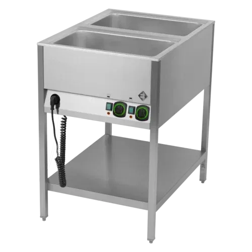 Product-photo-BMSK-2120-00000086 Bain Marie stationär elektrisch GN 2-1/1 Steuerung auf der kürzeren Seite mit Ablageboden | RM - BMSK 2120 – Bild 1