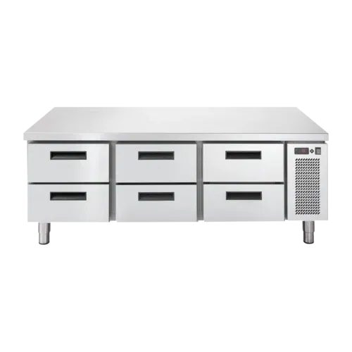 Product-photo-LNSR-703-2Z-DKIT-00020129 Kühlunterbau elektrisch GN 1/1 Platte KIT 3x2 Schublade | RM - LNSR 703 2Z DKIT – Bild 1