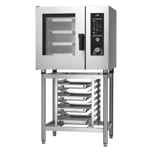 Product-photo-STBB-0611-EL-00014899 Kombidämpfer STEAMBOX elektrisch 6x GN 1/1 automatische Wäsche Boiler 400 V linke Tür | RM - STBB 0611 EL – Bild 1