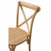 Hochzeitsstuhl CROSS-BACK WOOD Holz – RATTAN natur – Bild 7