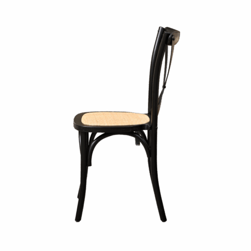 holz-hochzeitsstuhl-cross-back-wood-rattan-schwarz (1) Hochzeitsstuhl CROSS-BACK WOOD Holz – RATTAN schwarz – Bild 2