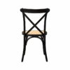 Hochzeitsstuhl CROSS-BACK WOOD Holz – RATTAN schwarz – Bild 3