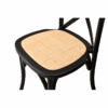 Hochzeitsstuhl CROSS-BACK WOOD Holz – RATTAN schwarz – Bild 6