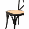 Hochzeitsstuhl CROSS-BACK WOOD Holz – RATTAN schwarz – Bild 7