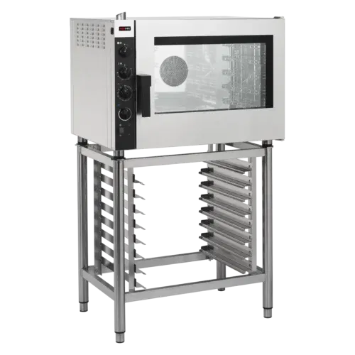 Product-photo-EPM-0511-E-00011276 Kombidämpfer elektrisch 5x GN 1/1 manuell, Einspritzung 400 V | REDFOX - EPM 0511 E – Bild 1