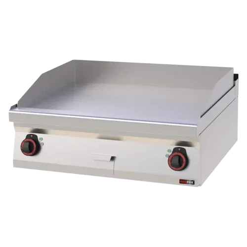 Product-photo-FTH-70-08-E-00110058 Grillplatte 80x51 elektrisch glatt ohne Unterbauten 400 V | REDFOX - FTH 70/08 E – Bild 1