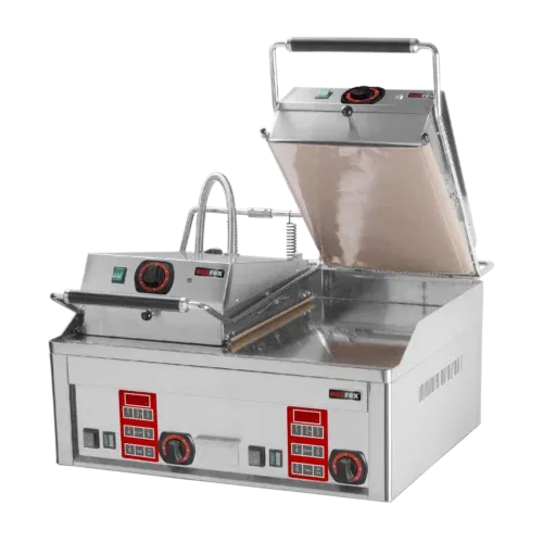 Product-photo-FTHC-60-ED-2x-KD-30-T-00013928 Steakgrill elektrisch mit digitalem Timer und 2 oberen Kontaktplatten 65x48 Tisch | REDFOX - FTHC 60 ED + 2x KD 30 T – Bild 1