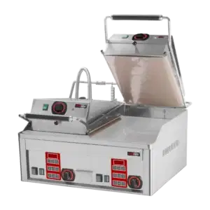 Grillplatte elektrisch glatt durable chrom