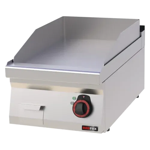 Product-photo-FTHC-70-04-E-00012427 Grillplatte 40x51 elektrisch verchromt glatt ohne Unterbauten 400 V | REDFOX - FTHC 70/04 E – Bild 1