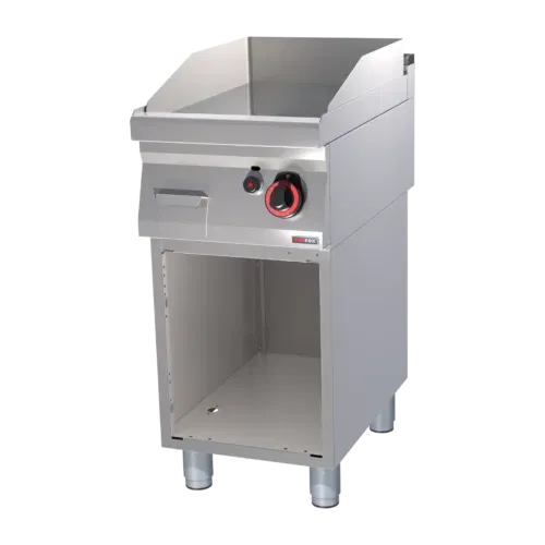 Product-photo-FTHC-70-40-G-00012412 Grillplatte 40x51 Gas verchromt glatt mit Unterbau | REDFOX - FTHC 70/40 G – Bild 1