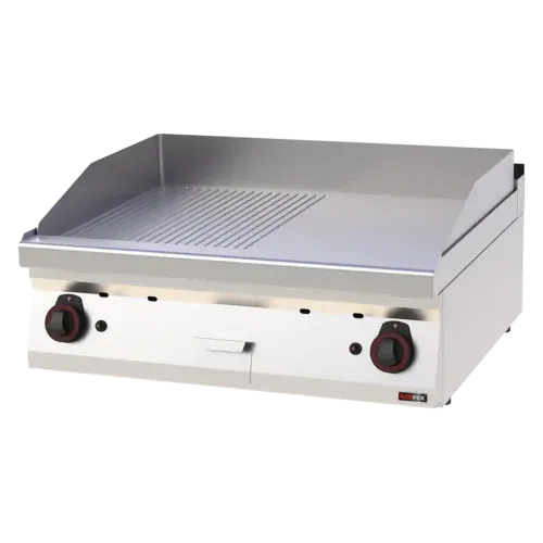 Product-photo-FTHR-70-08-G-00110065 Grillplatte 80x51 Gas kombiniert ohne Unterbauten | REDFOX - FTHR 70/08 G – Bild 1