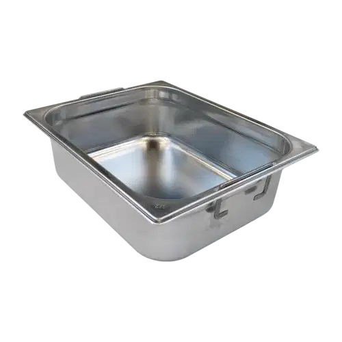 GN-Behälter GN 1/2 - 100 Fallgriff Edelstahl | REDFOX - GN 1/2-100 U – Bild 1