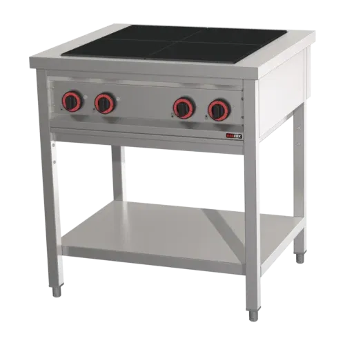 Product-photo-SPF-80-E-00009404 Herd elektrisch 4x Kochfeld mit Unterbau 400 V | REDFOX - SPF 80 E – Bild 1