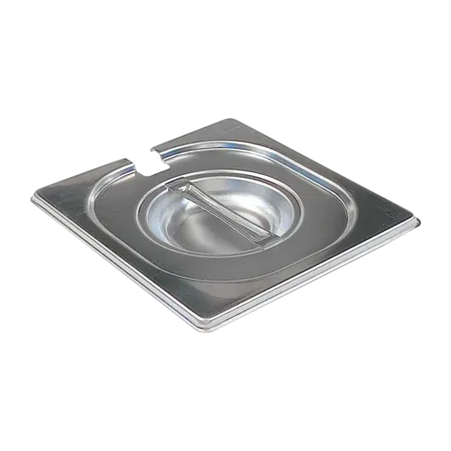 Product-photo-VGN-1-6-N-00005061 Deckel GN 1/6 Kellenöffnung Edelstahl | REDFOX - VGN 1/6 N – Bild 1