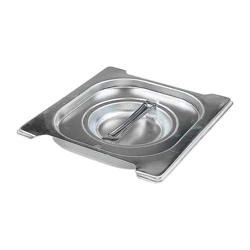 Product-photo-VGN-1-6-SU-00005065 Deckel GN 1/6 Dichtung Fallgriff Edelstahl | REDFOX - VGN 1/6 SU – Bild 1