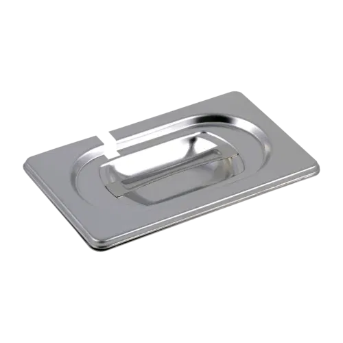 Product-photo-VGN-1-9-N-00005067 Deckel GN 1/9 Kellenöffnung Edelstahl | REDFOX - VGN 1/9 N – Bild 1