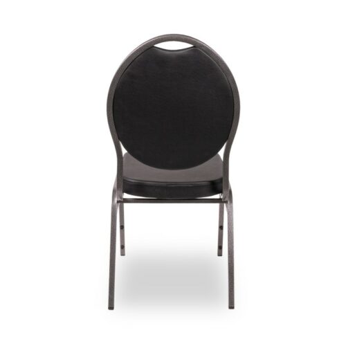 Stapelstühle / Bankettstühle HERMAN DELUXE schwarz Öko-Leder – Bild 5