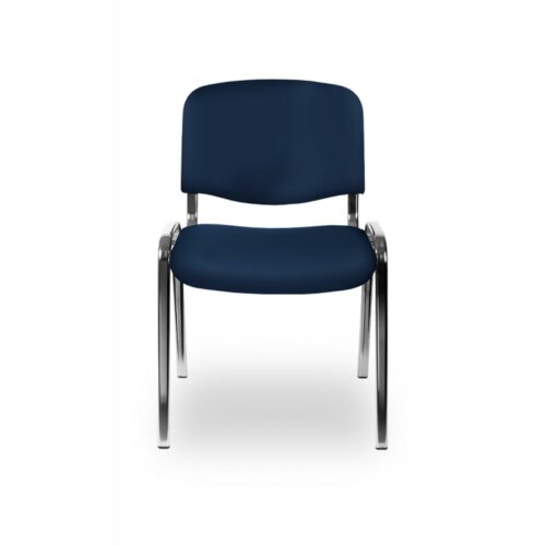 Konferenzstühl ISO STANDARD CR T0202 blau ÖKO-LEDER