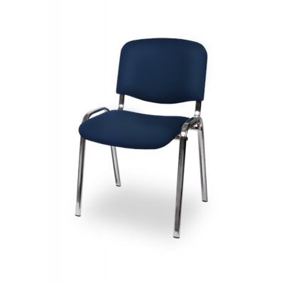 Konferenzstühl ISO STANDARD CR T0202 blau ÖKO-LEDER