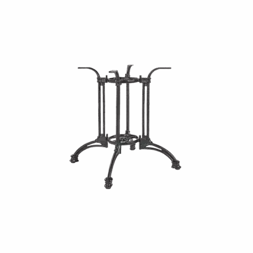 Rustical QUATTRO Tischgestell – Gusseisen-Gestell 61×61 cm, 72 cm Höhe