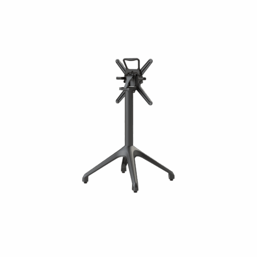CLEVER Tischbasis – klappbare Basis mit vertikalem Stapelsystem, Höhe 72 cm
