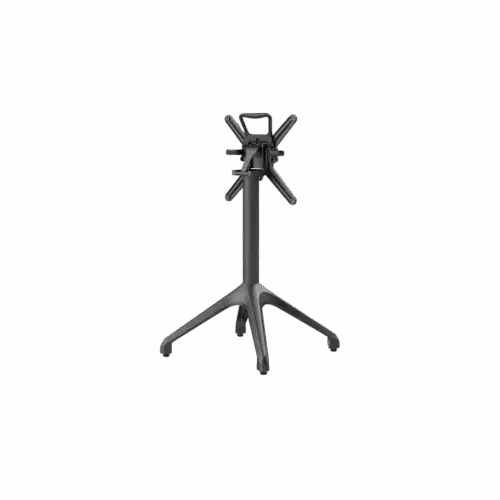 CLEVER Tischbasis – klappbare Basis mit vertikalem Stapelsystem, Höhe 72 cm
