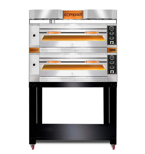 Pizzaofen - 6x Ø 35 cm | 8 kW,3NAC| 400V | Stapelbar - mit Schamottsteinboden - 1 Backkammer – Bild 2