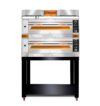 Pizzaofen - 6x Ø 30 cm | 6 kW,3NAC| 400V | Stapelbar - Vollschamott - 1 Backkammer
