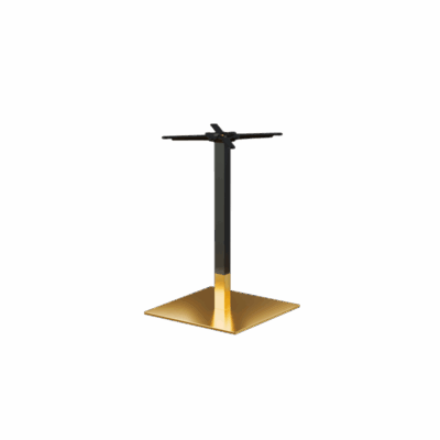 Tischbasis Omega – runde Säule Ø 10 cm, Ø 40 cm Basis, Höhe 72 cm