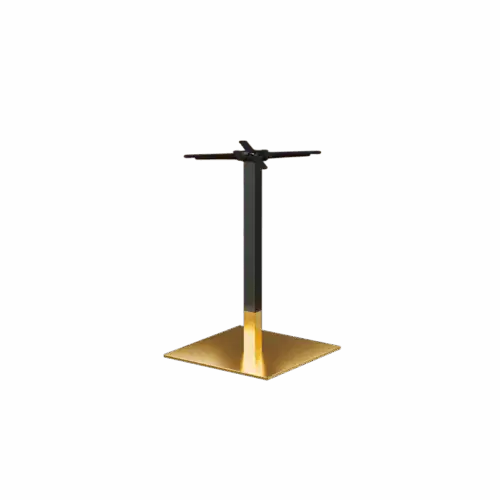 Tischbasis Omega – runde Säule Ø 10 cm, Ø 40 cm Basis, Höhe 72 cm
