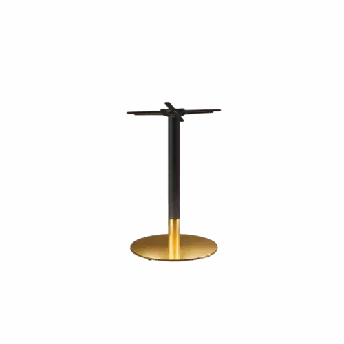 Tischbasis Omega R – runde Säule Ø 10 cm, Basis Ø 40 cm, Höhe 72 cm