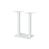 Tischgestell ALFA BAR DUO weiß – Barhöhe 108 cm, Basis 40×70 cm – Bild 2