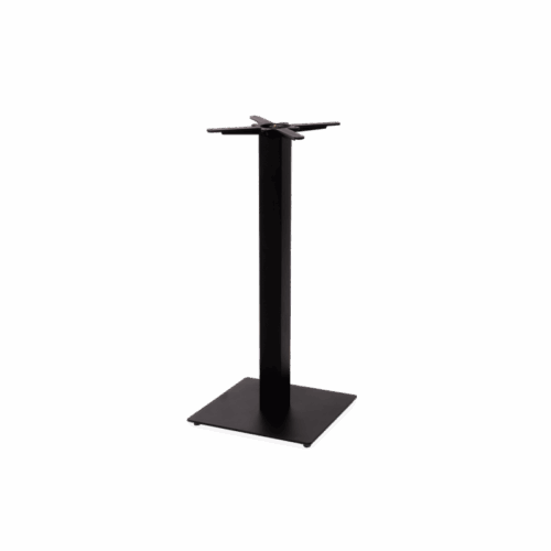 Tischgestell ALFA BAR Schwarz – Barhöhe 108 cm, 45×45 cm Basis – Bild 5