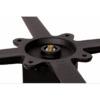 Tischgestell ALFA BAR Schwarz – Barhöhe 108 cm, 45×45 cm Basis – Bild 3