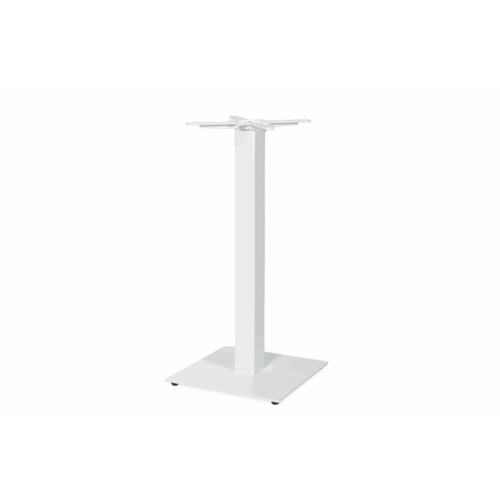 Tischgestell ALFA BAR Weiß – Einzel-Säule 45×45 cm Basis, Barhöhe 108 cm – Bild 7