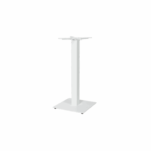 Tischgestell ALFA BAR Weiß – Einzel-Säule 45×45 cm Basis, Barhöhe 108 cm – Bild 6