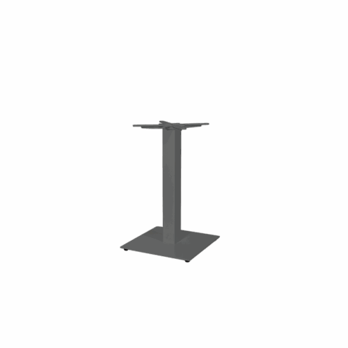 Tischgestell ALFA S grau – Bistro-Gestell 45×45 cm, 72 cm Höhe – Bild 2