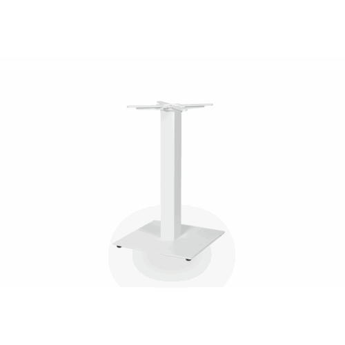 Tischgestell ALFA S Weiß – weißes Bistro-Gestell 45×45 cm, 72 cm Höhe – Bild 7