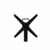 Tischgestell CROSS COMFORT Schwarz – Bild 4