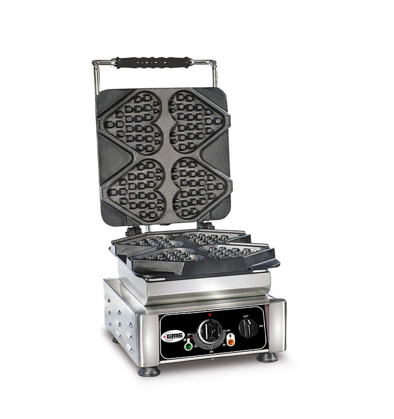 WE 04 Waffeleisen Ti amo - 4x (13,2 x 12,5 x 2,4cm) WE-04 – Bild 1