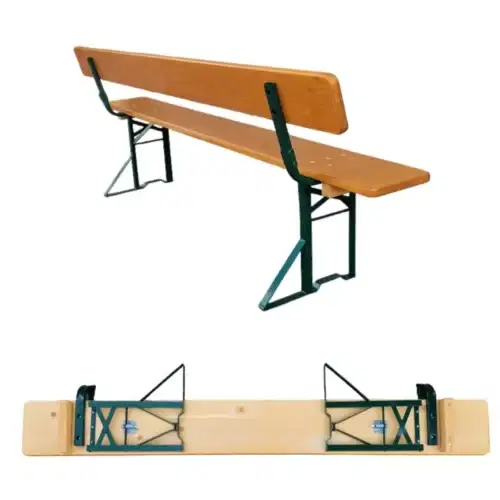 Premium Bierzeltgarnitur Set mit Lehne