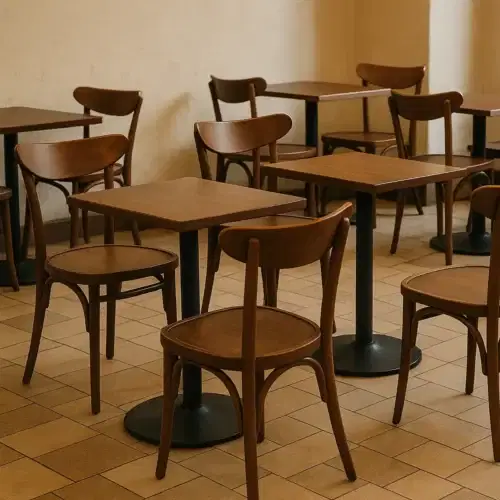 Holzstuhl Boomerang - Walnussholz Holzstuhl Boomerang - Walnussholz