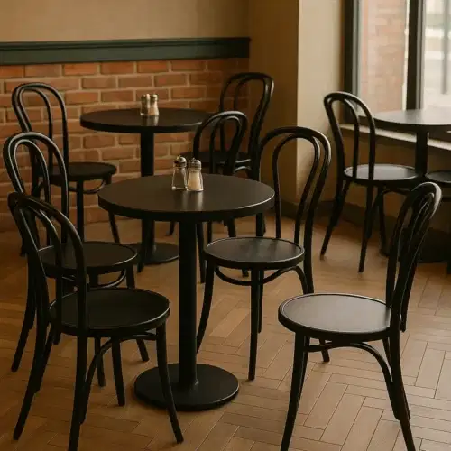 Holzstuhl Monet 18 – Schwarz Holzstuhl Monet 18 – Schwarz