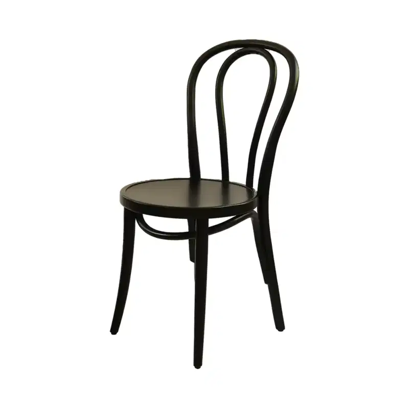 Holzstuhl Monet 18 – Schwarz Holzstuhl Monet 18 – Schwarz