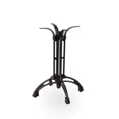 Tischgestell Rustical – Gusseisen Bistro-Gestell, 42×42 cm Basis, Höhe 72 cm