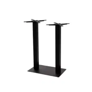 tischgestell schwarz alfa bar duo